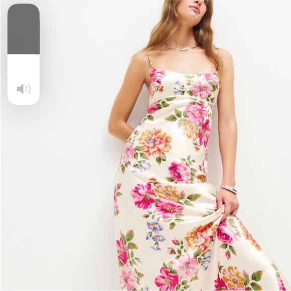 Reformation Kailyn Silk Dress - Picture 3 of 8